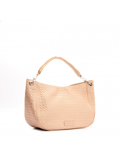 Ivory woven leather Color MARFIL